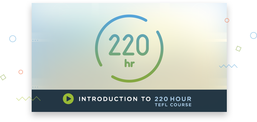 220 Hour Level 5 Online TEFL Diploma Video